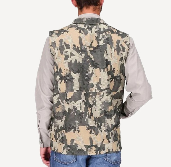 Жилет Simms Rogue Fleece Vest (Мужской; L; Hex Flo Camo Timber)